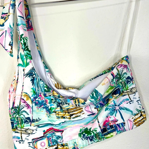 🆕 Phax Swimwear Swim Suit Top Tie Shoulder - Picture 8 of 8